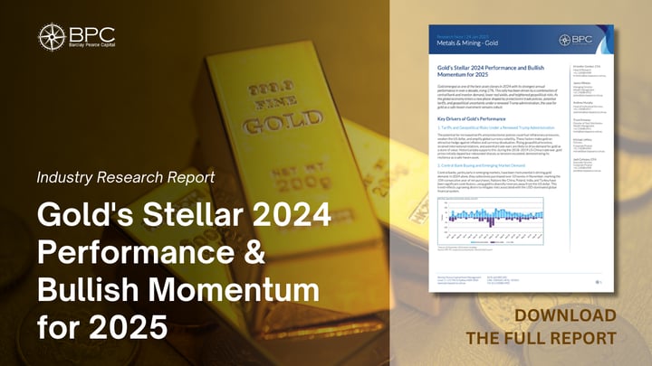 Gold's Stellar 2024 Performance and Bullish Momentum for 2025 - Industry Research Report