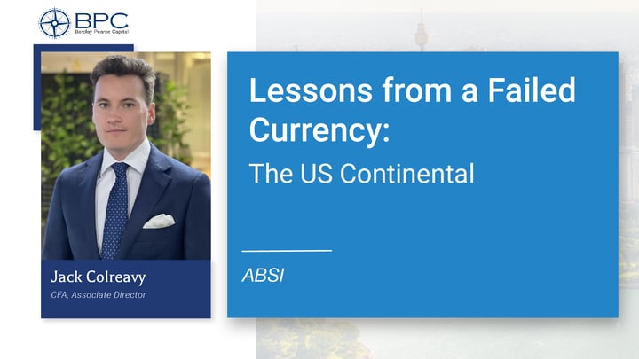 ABSI -&nbsp;Lessons from a Failed Currency: The US Continental