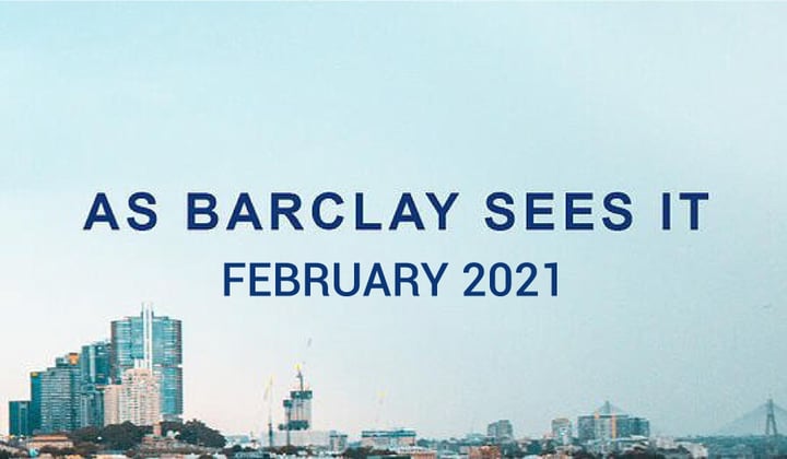 As Barclay Sees It - February 2021