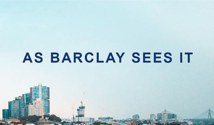 As Barclay Sees It - January 2021