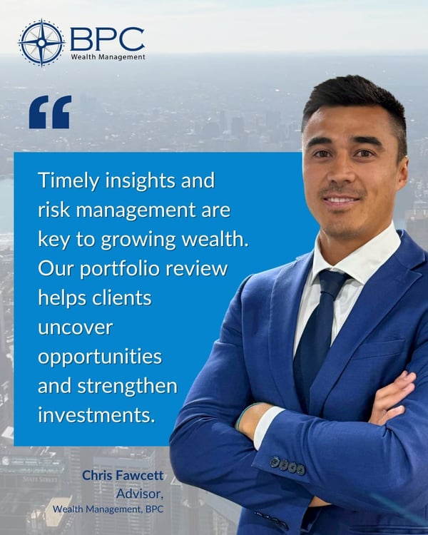 Chris Fawcett BPC portfolio review quote