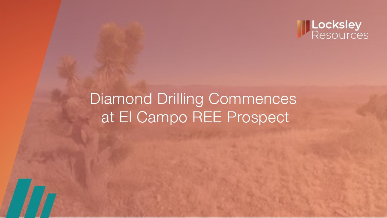 LKY - Diamond Drilling Commences at El Campo REE Prospect - 9 Apr 2026