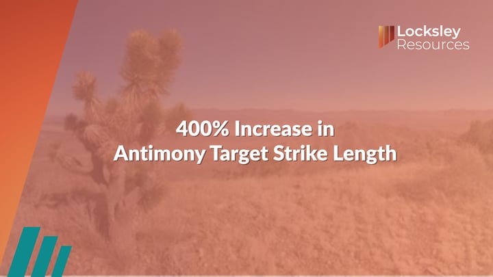 Locksley Resources (ASX:LKY): 400% Increase in Antimony Target Strike Length