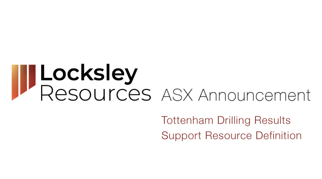 Locksley Resources Ltd Tottenham Drilling Support Resource Definition