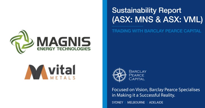 Sustainability Report - Trading with Barclay Pearce Capital