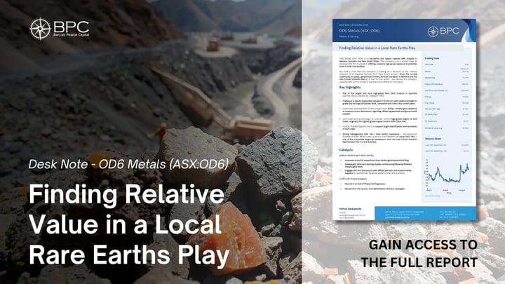 OD6 Metals (ASX:OD6) - Finding Relative Value in a Local Rare Earths Play - Desk Note