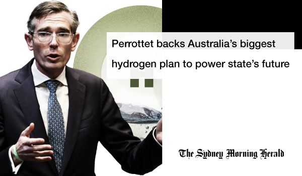 Australia’s hydrogen plan to power NSW future backed by Perrottet SMH