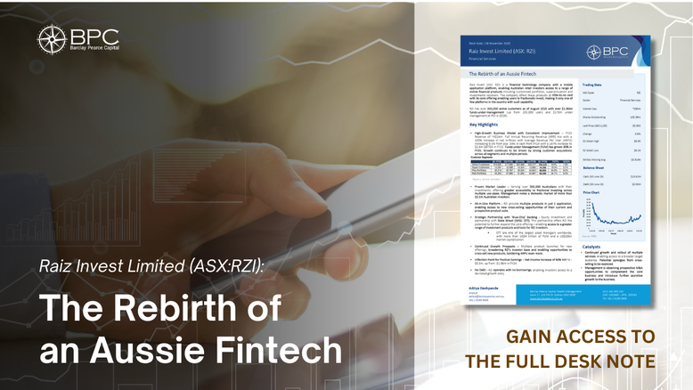 Raiz Invest - The Rebirth of an Aussie Fintech - BPC Desk Note Thumbnail 3