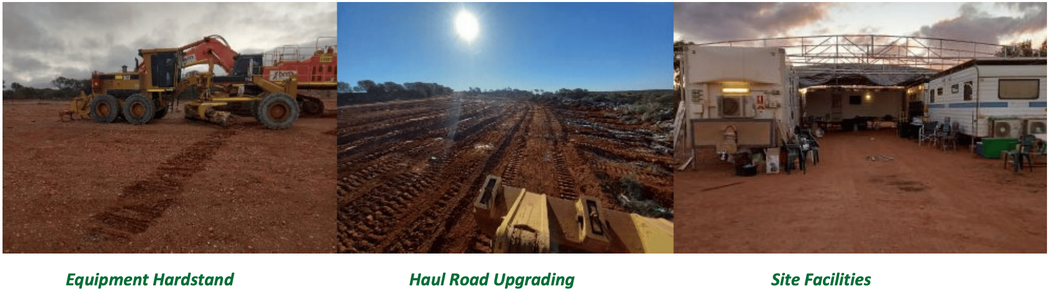 Mining Operations at Granny Venn Commence.