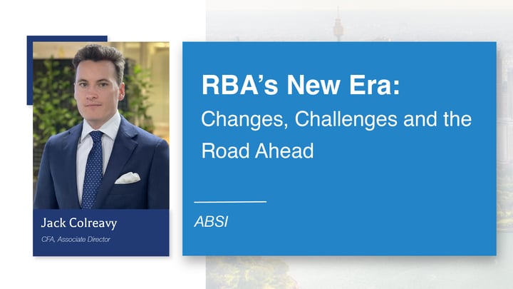 ABSI -&nbsp;RBA's New Era: Changes, Challenges and the Road Ahead