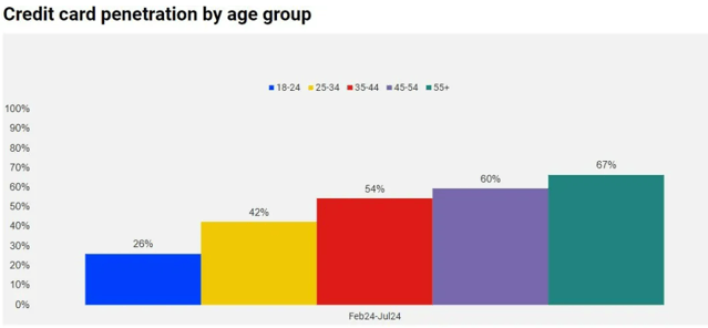 credit card penetration