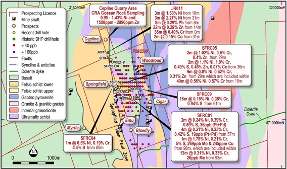 east menzies gold project plan