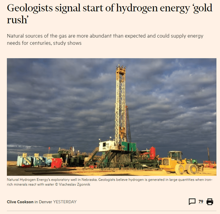 hydrogen news