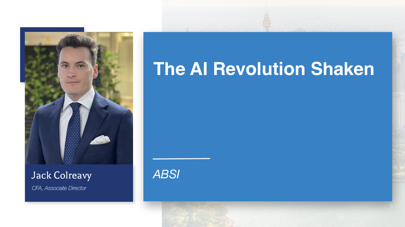 ABSI - The AI Revolution Shaken