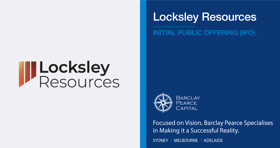 Locksley Resources Limited - Initial Public Offering